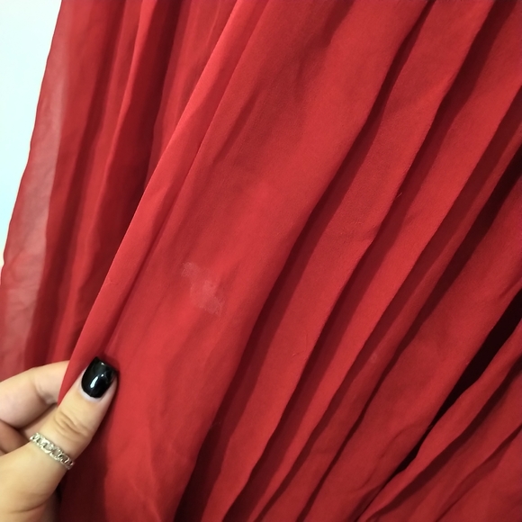 vintage 50's swing dress 1950 retro crepe - Picture 2 of 10